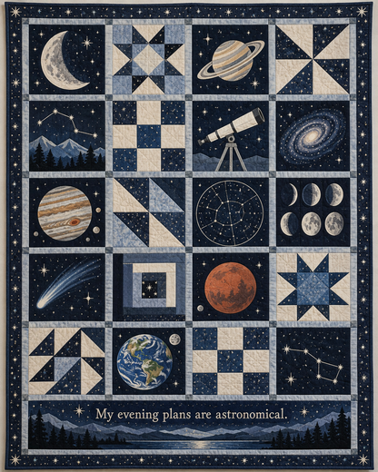 Midnight Observatory TD281026010 Quilt Blanket — original