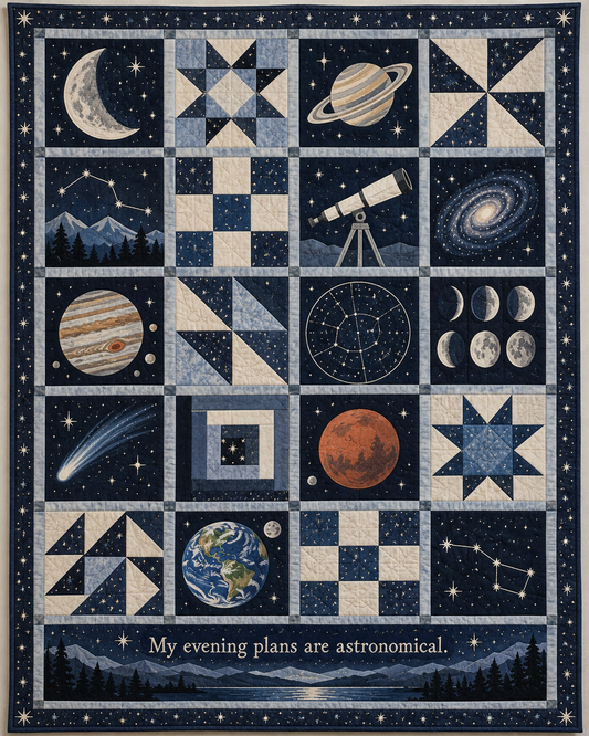 Midnight Observatory TD281026010 Quilt Blanket — original