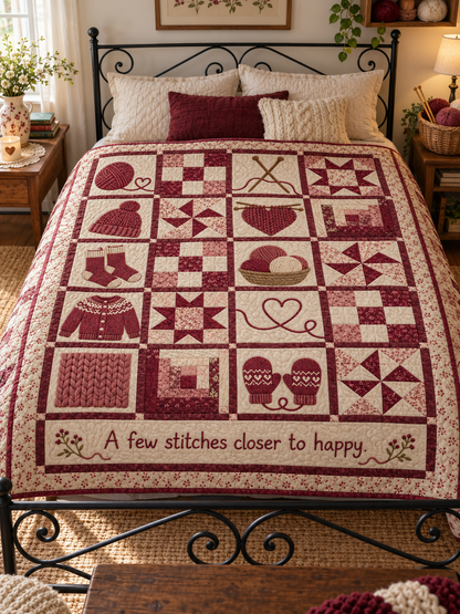 Loops of Comfort TD281026014 Quilt Blanket — bed