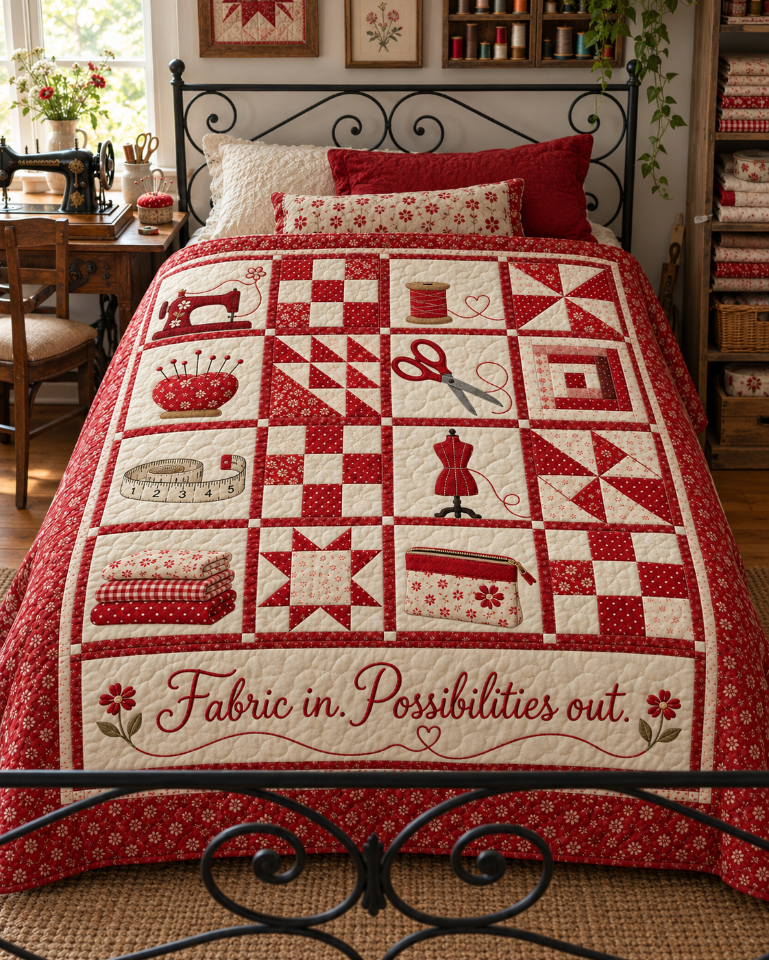Stitch by Stitch TD281026016 Quilt Blanket — bed