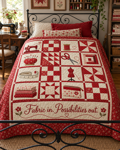 Stitch by Stitch TD281026016 Quilt Blanket — bed
