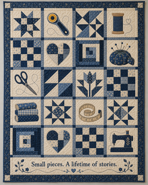 Heritage in Pieces TD281026017 Quilt Blanket — original