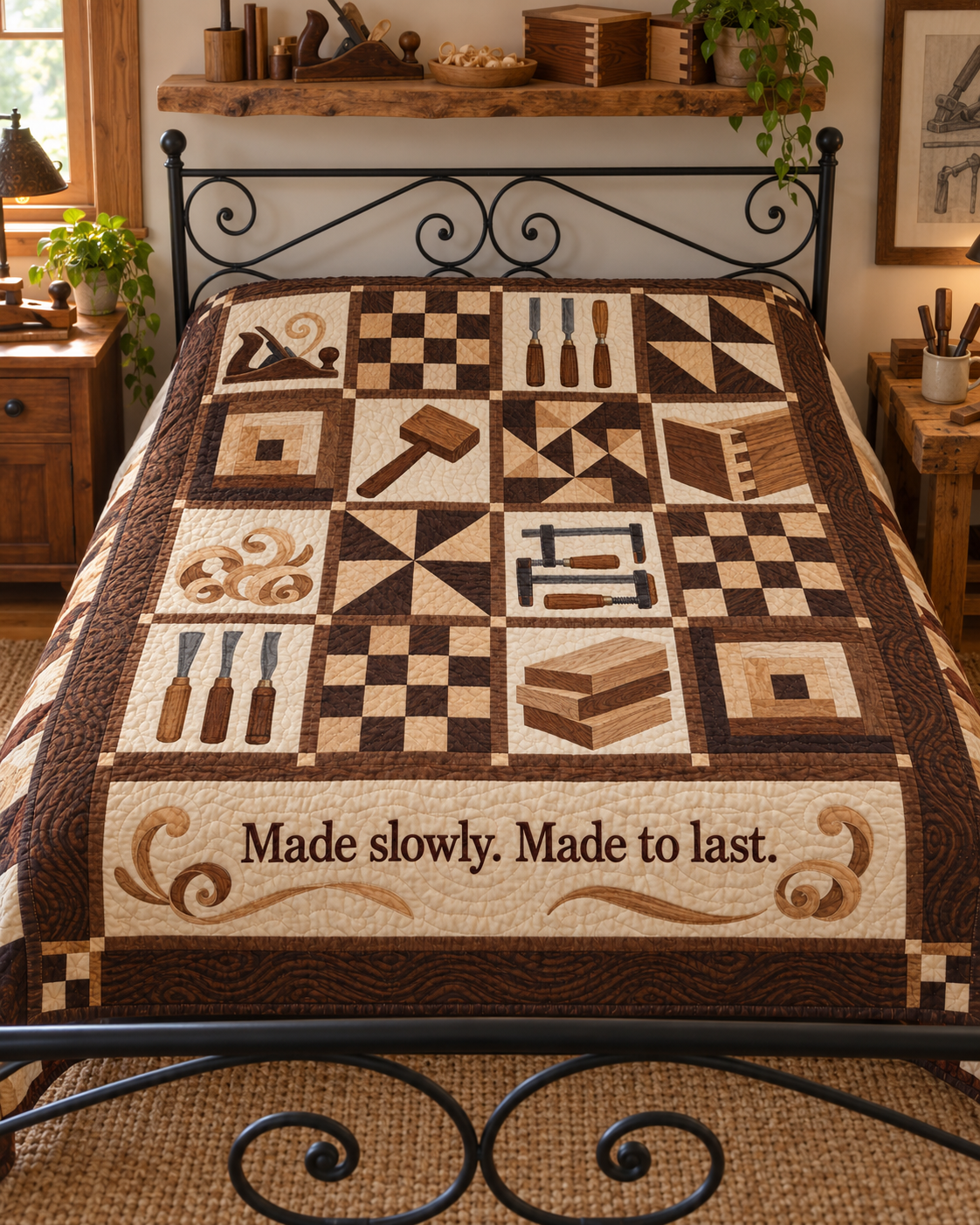 Grain & Craft TD281026019 Quilt Blanket — bed
