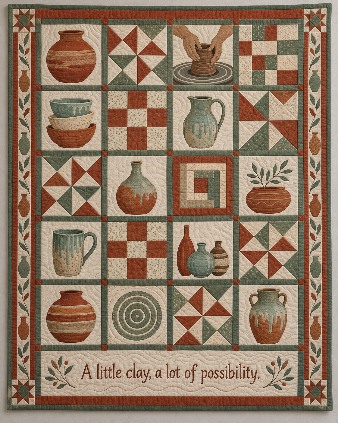 Earth & Glaze TD281026020 Quilt Blanket — original