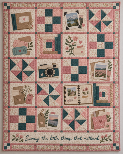Little Things Remembered TD281026021 Quilt Blanket — original