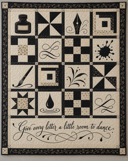 Ink in Motion TD281026023 Quilt Blanket — original