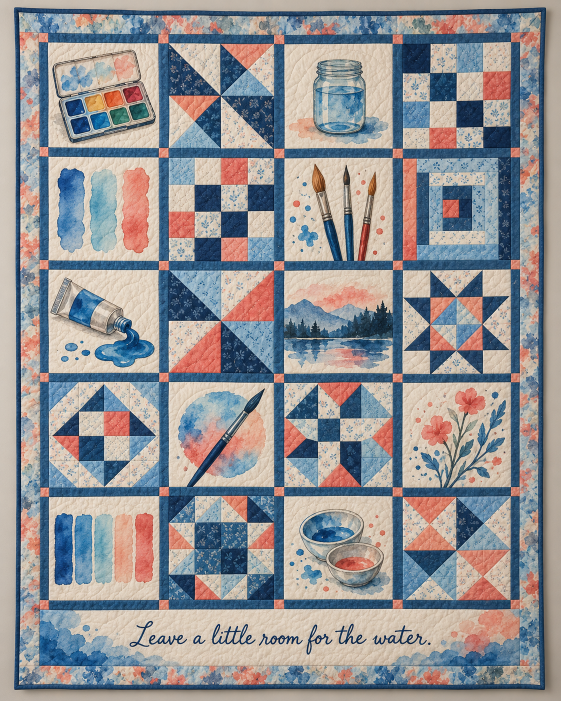 Where Water Wanders TD281026024 Quilt Blanket — original