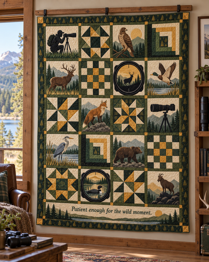 Wild Moment TD281026028 Quilt Blanket — hanging