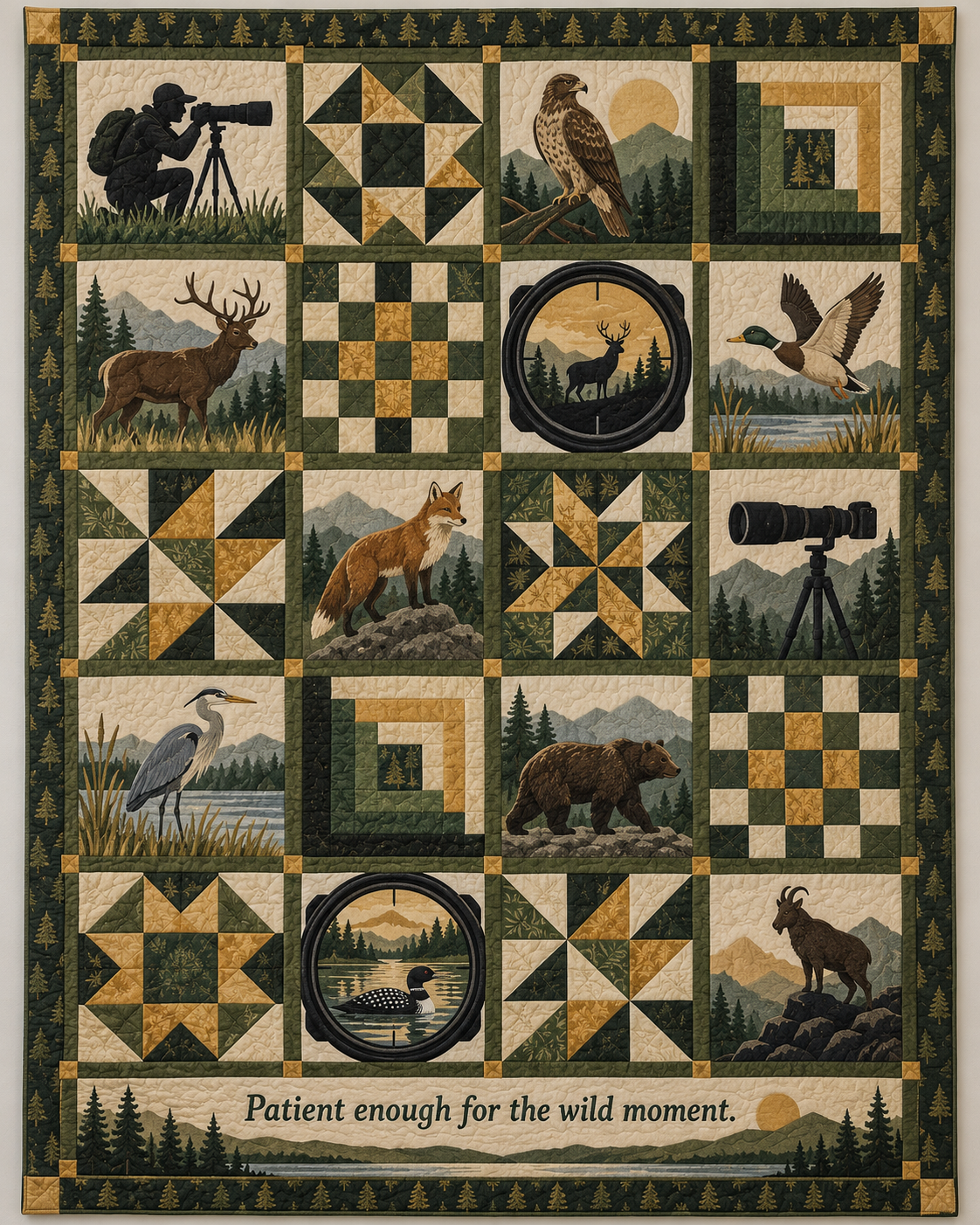 Wild Moment TD281026028 Quilt Blanket — original