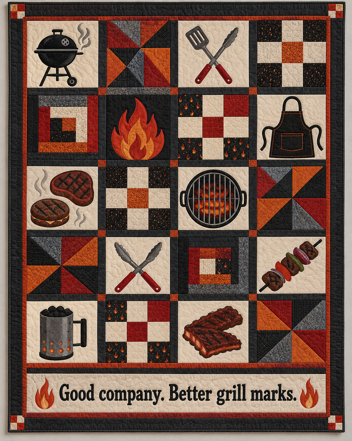 Fireside Feast TD281026031 Quilt Blanket — original