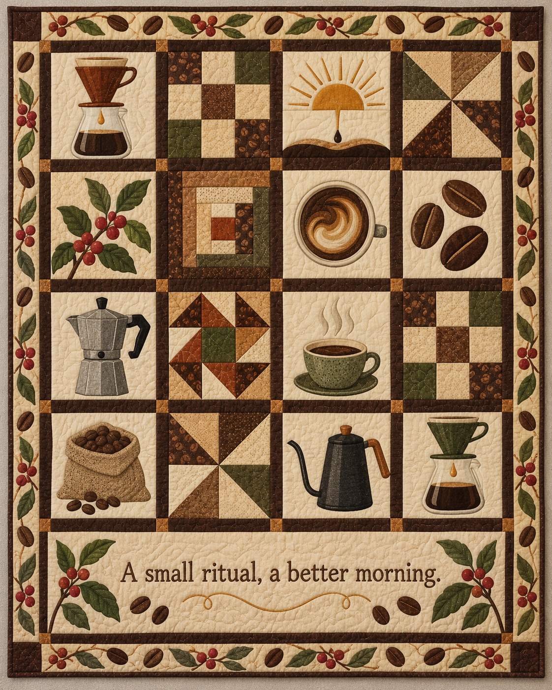 Morning Ritual TD281026033 Quilt Blanket — original