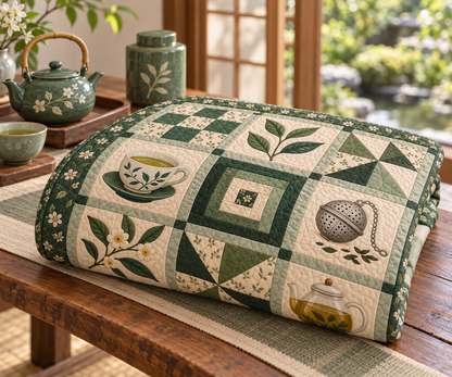 The Slower Cup TD281026034 Quilt Blanket — folded