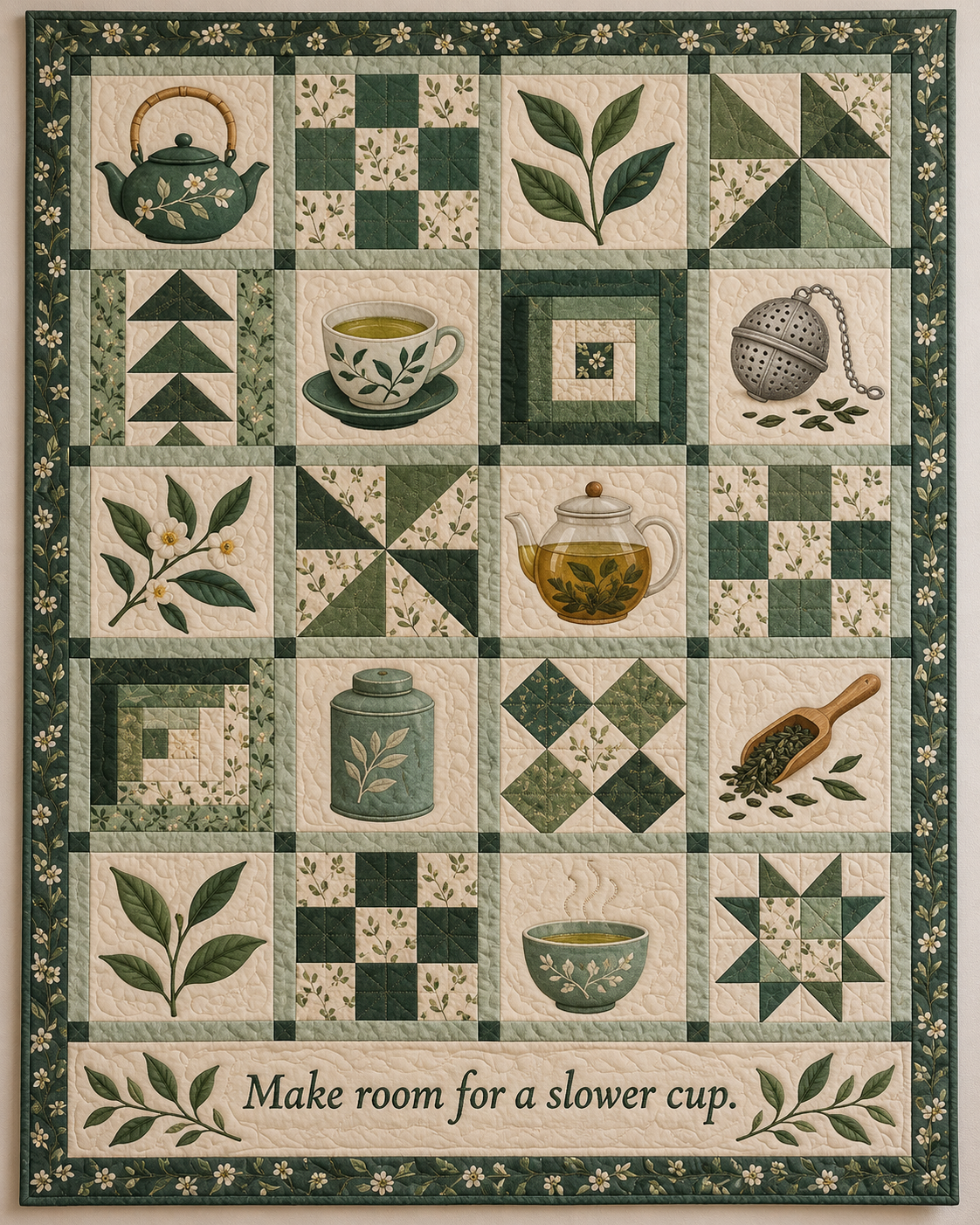 The Slower Cup TD281026034 Quilt Blanket — original