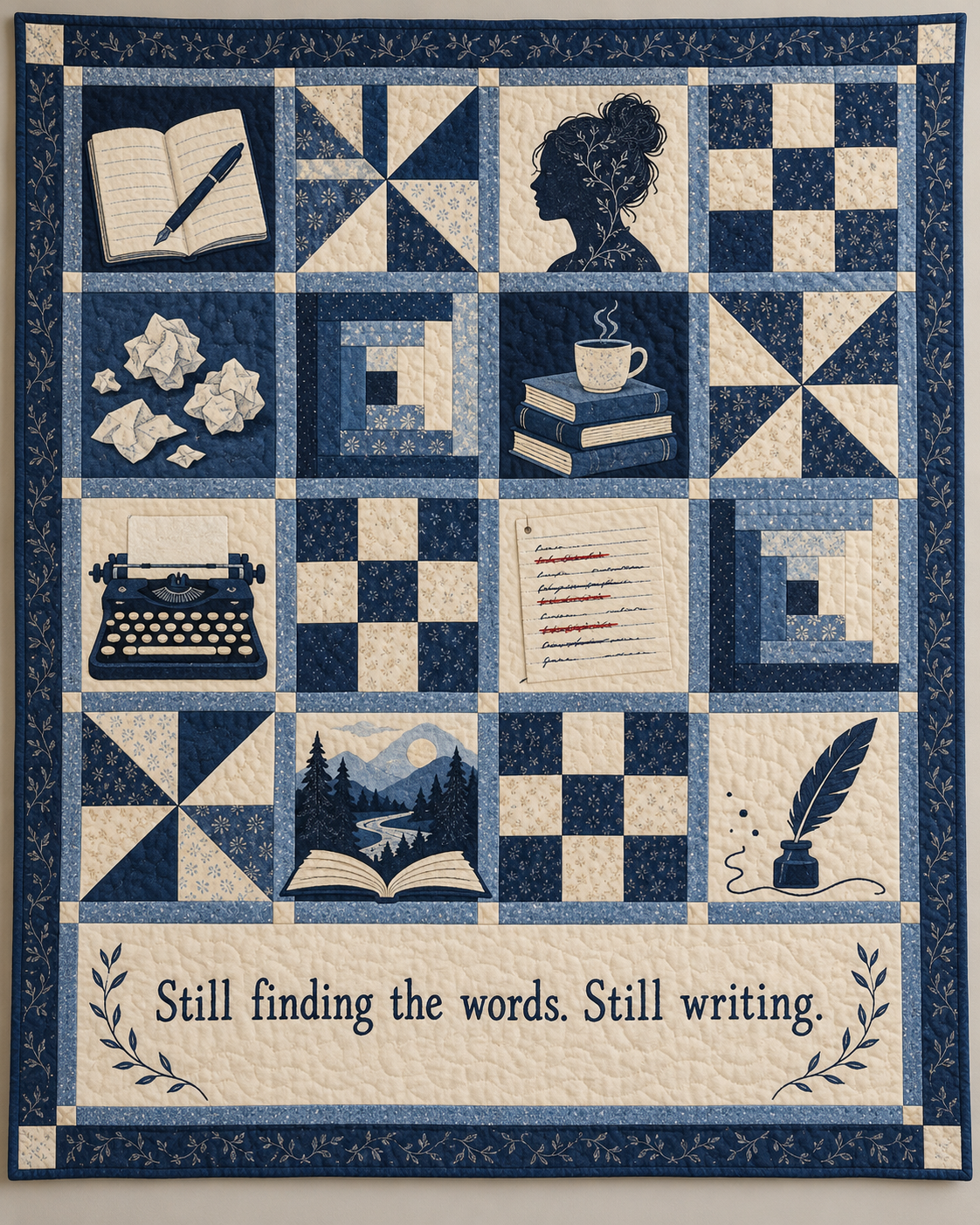 Finding the Words TD281026038 Quilt Blanket — original