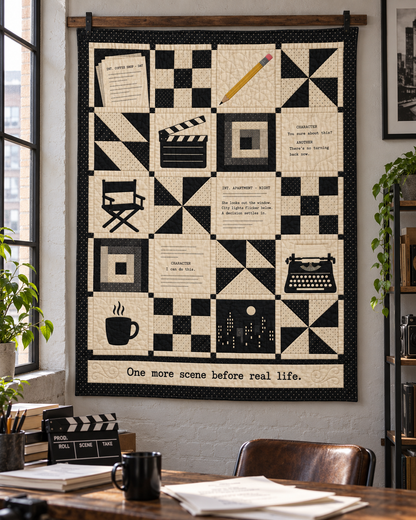 One More Scene TD281026039 Quilt Blanket — hanging