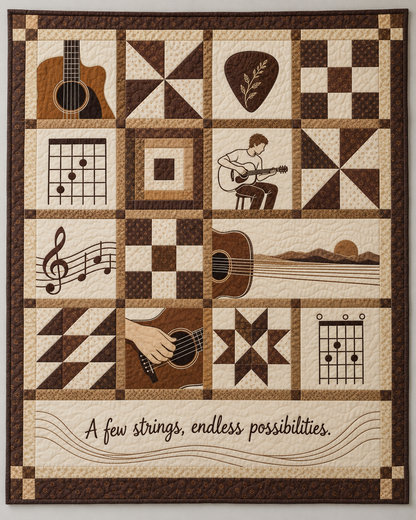 Six String Stories TD281026040 Quilt Blanket — original