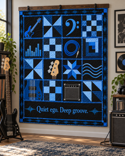 Deep Groove TD281026041 Quilt Blanket — hanging