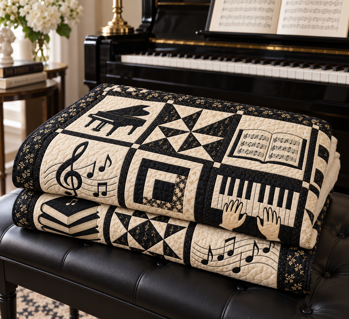 Keys to Wonder TD281026042 Quilt Blanket — folded