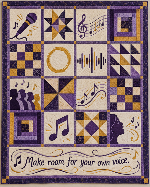 Your Own Voice TD281026043 Quilt Blanket — original
