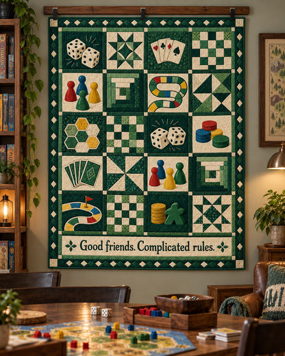 Gather & Play TD281026044 Quilt Blanket — hanging