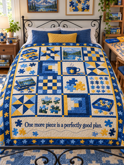 One More Piece TD281026045 Quilt Blanket — bed