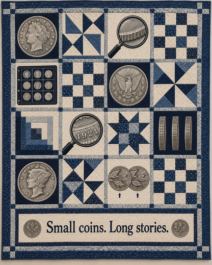 Small Coins Long Stories TD281026047 Quilt Blanket — original