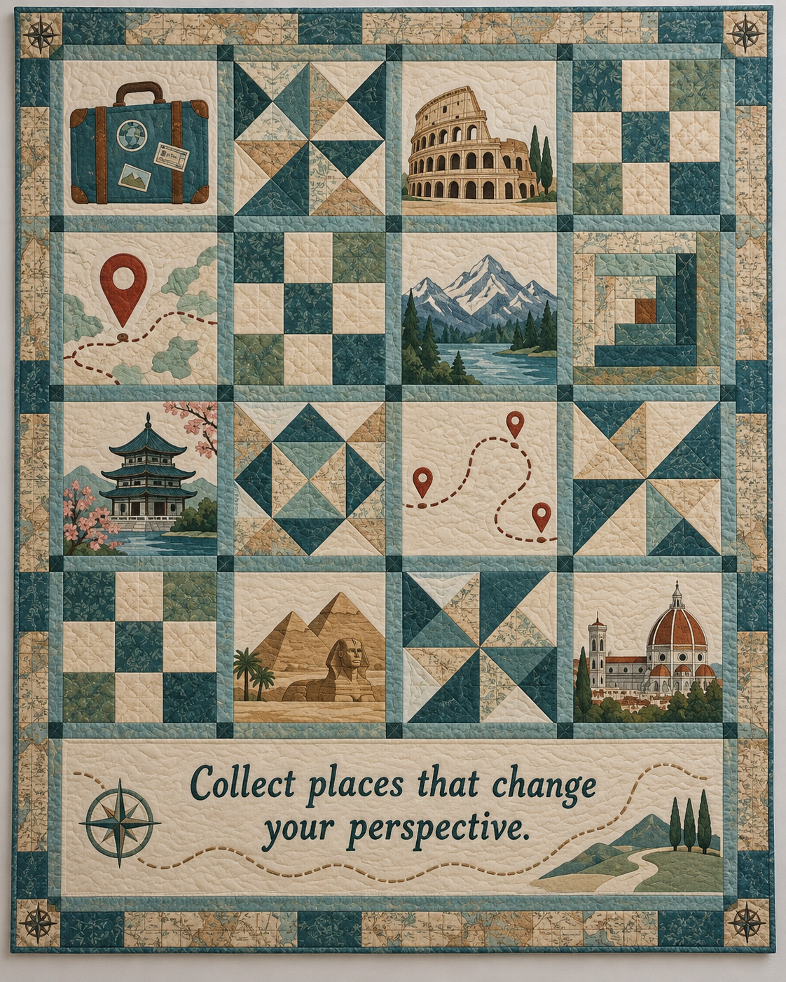 Places That Change Us TD281026049 Quilt Blanket — original