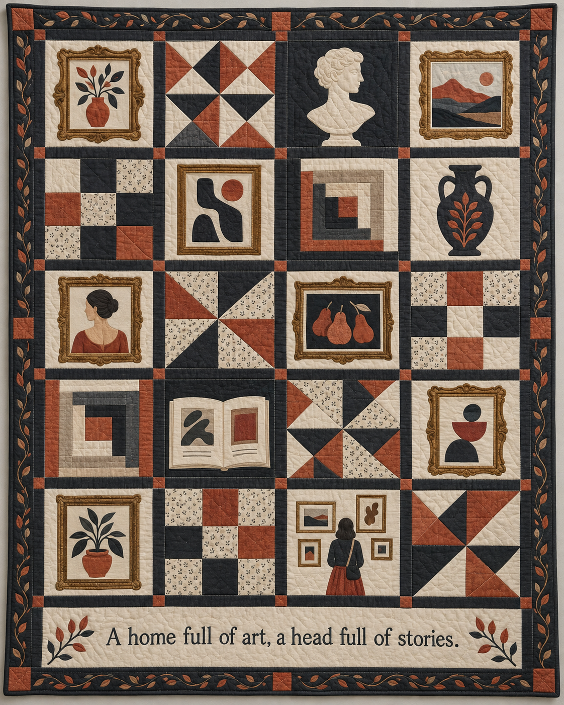 A Home Full of Art TD281026050 Quilt Blanket — original