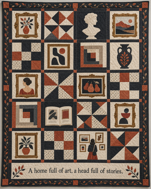 A Home Full of Art TD281026050 Quilt Blanket — original