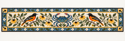 Maryland Oriole And Susans Quilted Table Runner — Runner Design