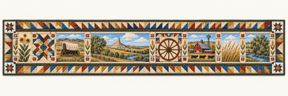 Nebraska Sandhills Passage Quilted Table Runner — Runner Design
