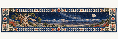 Nevada Basin And Bristlecone Quilted Table Runner — Runner Design