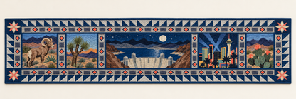 Nevada Desert After Dark Quilted Table Runner — Runner Design