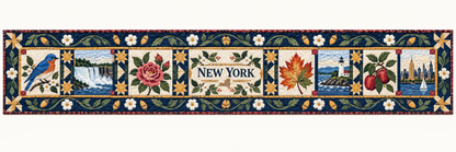 New York Empire State Heirloom Quilted Table Runner — Runner Design
