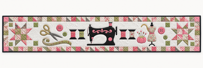 Sewing Room Keepsake Quilted Table Runner — Runner Design