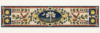 South Carolina Palmetto Hope Quilted Table Runner — Runner Design