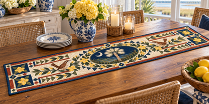 South Carolina Palmetto Hope Quilted Table Runner — Indoor
