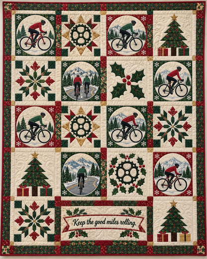 Christmas in the Saddle Quilt Blanket - design