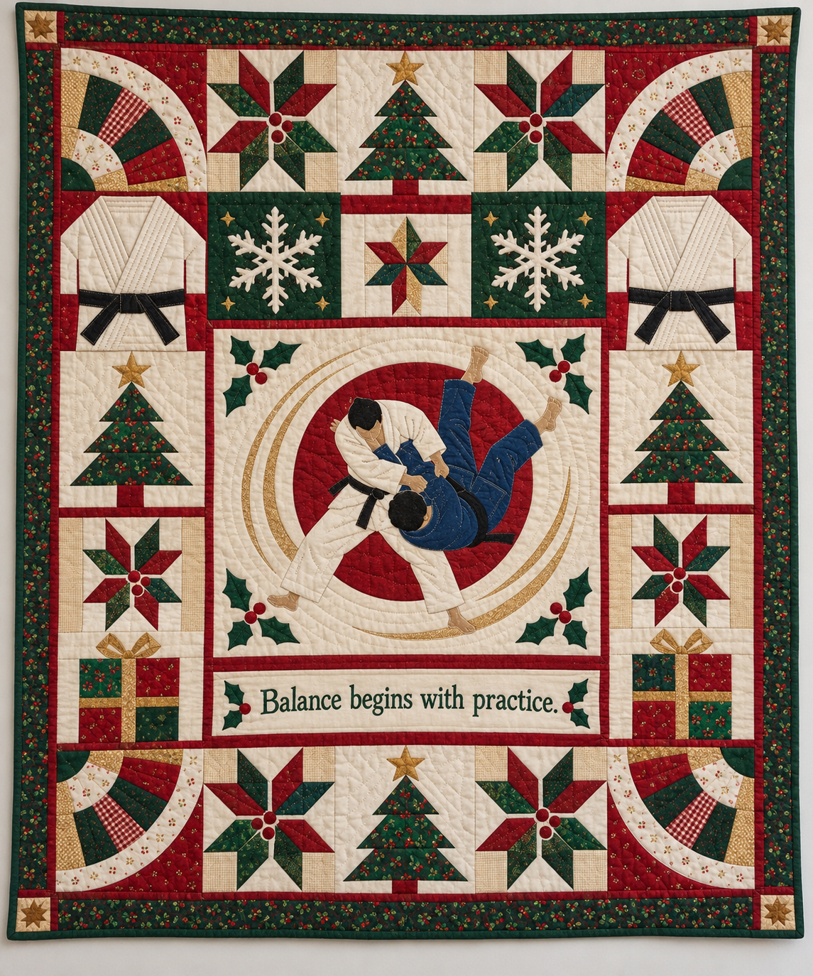 Season of Balance Quilt Blanket - design