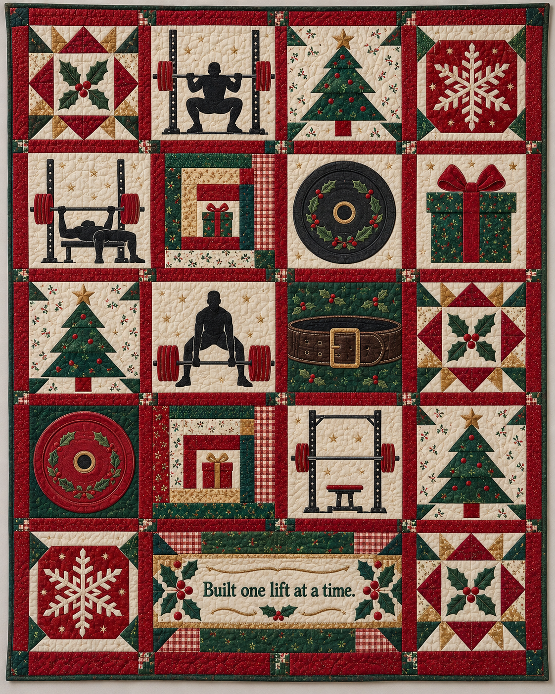 Season of Strength Quilt Blanket - design
