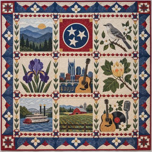 Tennessee Heritage Album TD181026816 Quilt Blanket