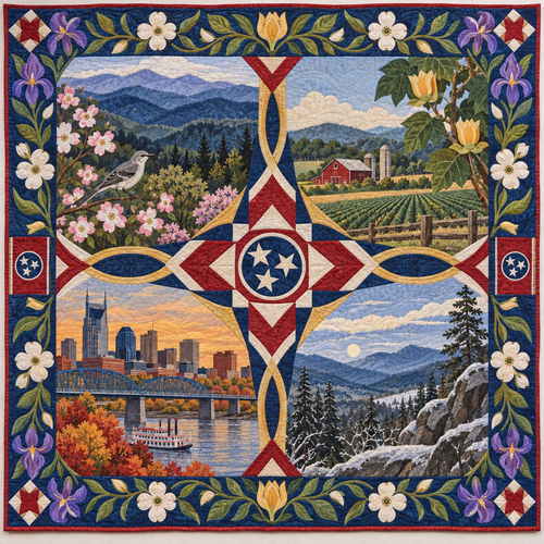 Tennessee Four Seasons TD181026818 Quilt Blanket