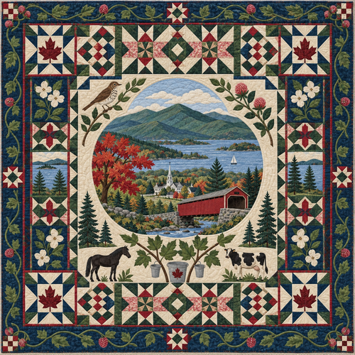 Vermont Celebration In Cloth TD181026860 Quilt Blanket