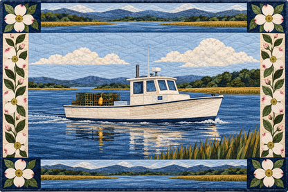 Virginia Tidewater Dogwood Passage pillow cover design