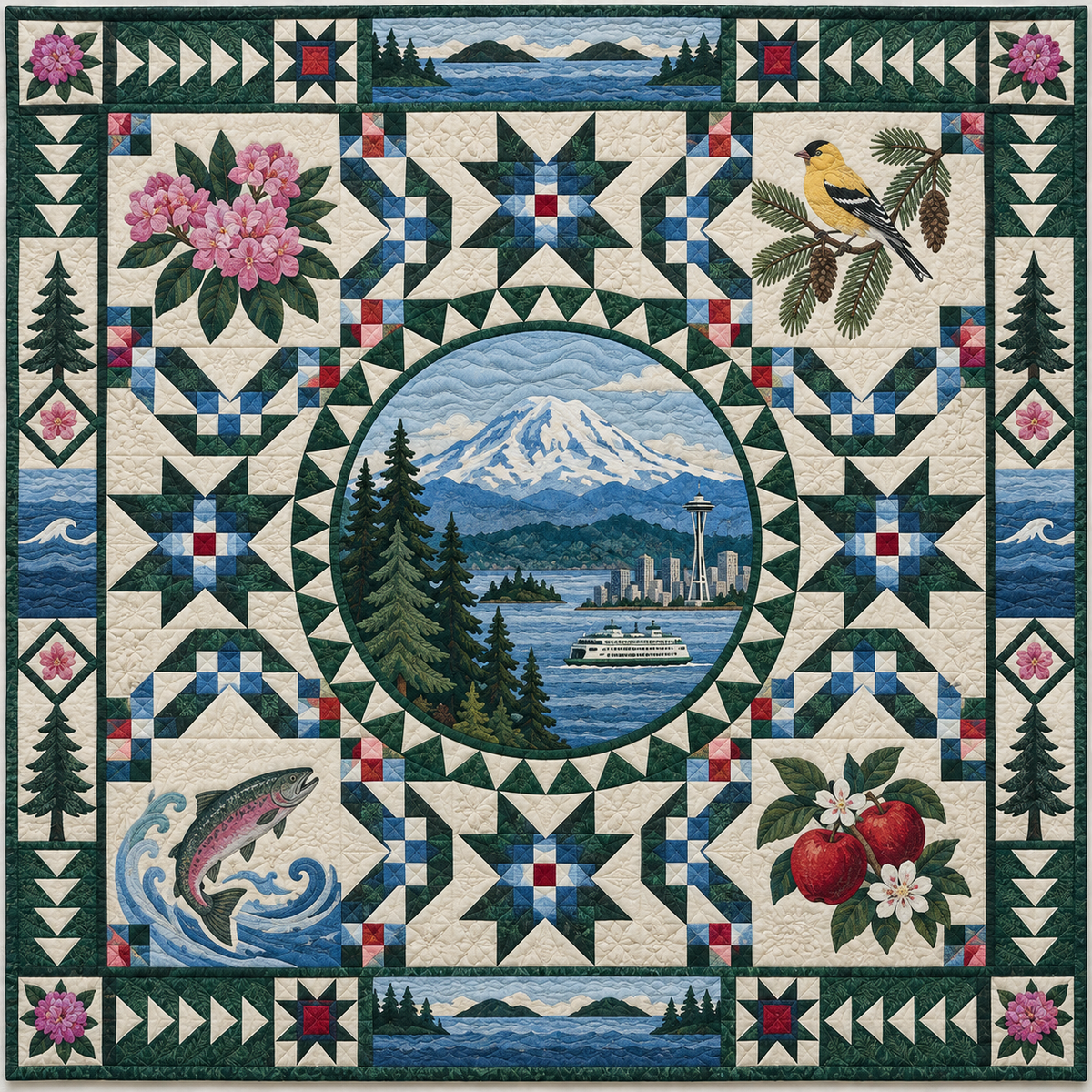 Washington Celebration In Cloth TD181026870 Quilt Blanket