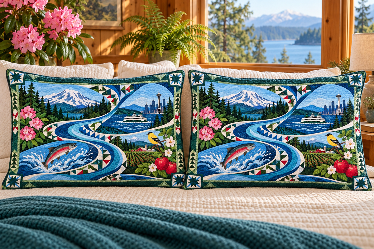 Washington Cascadia River Ribbon bed mockup