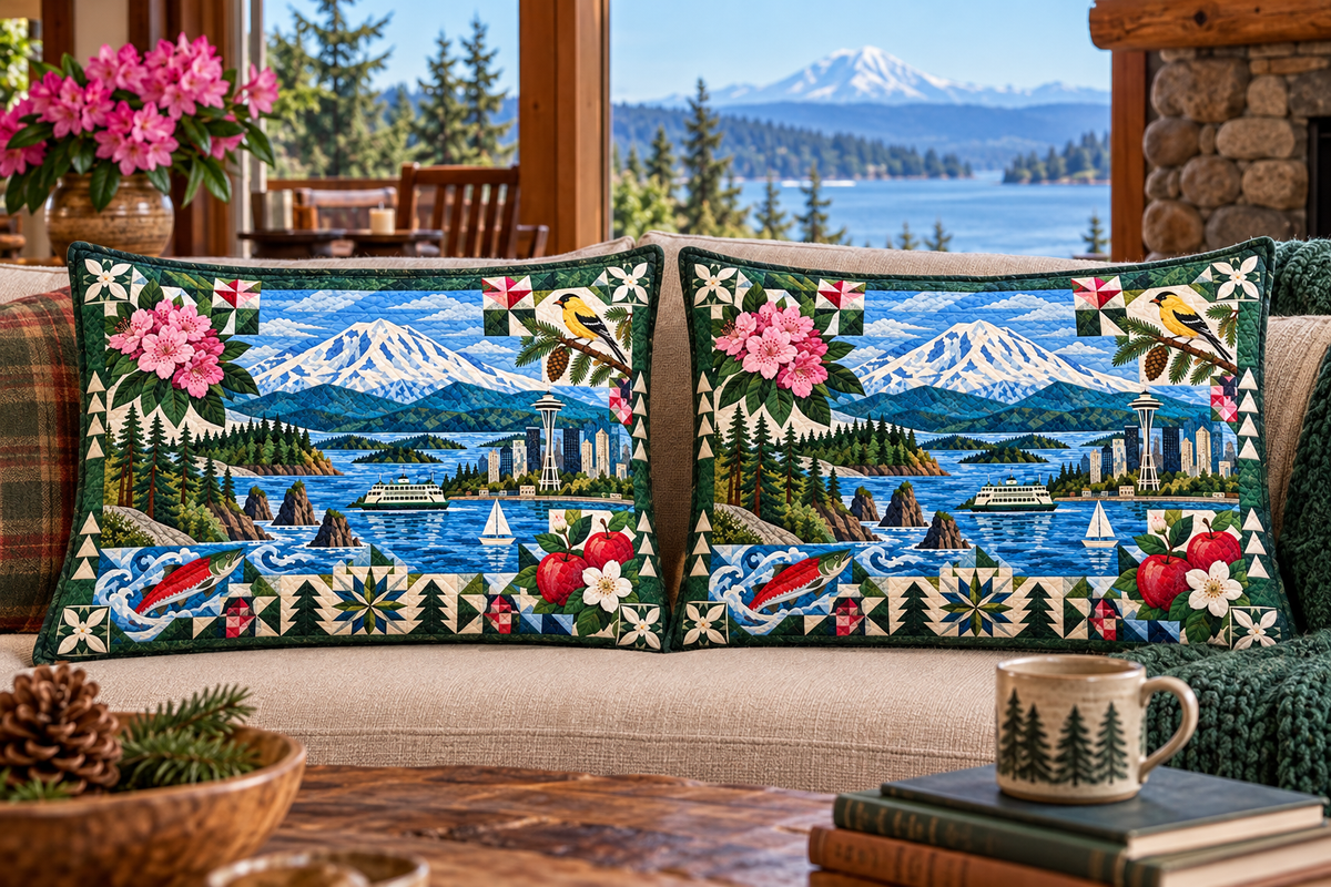 Washington Evergreen Sound Panorama couch mockup