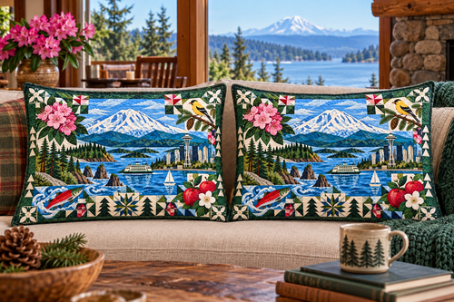 Washington Evergreen Sound Panorama couch mockup