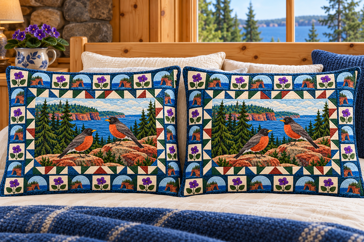 Wisconsin Superior Shore Robin Duet bed mockup