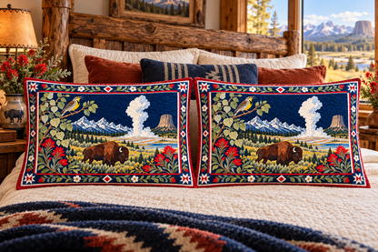 Wyoming Wildflower Majesty bed mockup